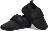 canleg slippers non slip lightweight cl20036allblack25 boys' shoes and slippers logo