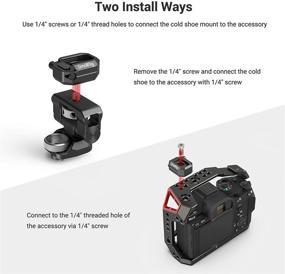 img 2 attached to 🔧 Enhanced Versatility and Safety with SmallRig 2797 Multi-Functional Cold Shoe Mount