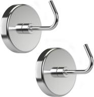 🔗 primada extra-strength set of magnetic hooks, 2 pieces, chrome logo