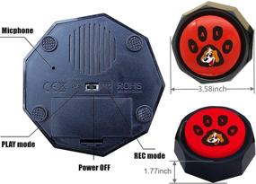 img 3 attached to KiViRap Buttons Recordable Button Pet Traninging Buzzer Train