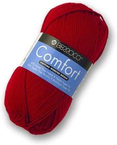 img 3 attached to Berroco Comfort Yarn (9736) Primary Blue - Soft and Cozy Fiber Blend for Knitting and Crocheting Projects