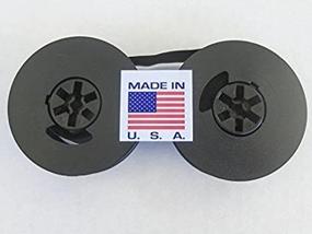 img 4 attached to FJA Products Universal Typewriter Ribbon - Twin-Spool Black 1/2 Inch Ribbon on 2-Inch Spool