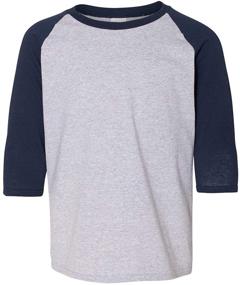 img 3 attached to Gildan Cotton Sleeve Raglan T Shirt