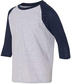 img 2 attached to Gildan Cotton Sleeve Raglan T Shirt