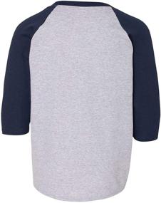 img 1 attached to Gildan Cotton Sleeve Raglan T Shirt