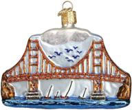 🎄 golden gate old world glass blown ornaments for christmas tree - christmas cities, landmarks, and places логотип