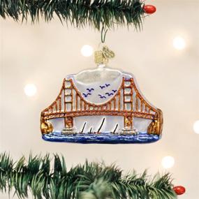 img 3 attached to 🎄 Golden Gate Old World Glass Blown Ornaments for Christmas Tree - Christmas Cities, Landmarks, and Places