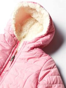 img 3 attached to Girls' Reversible Packable Puffer Jacket from Limited Too