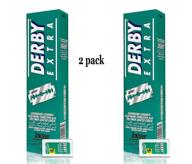 🪒 derby extra - pack of 200 double edge razor blades logo