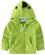 👦 littlespring toddler fleece hoodie black: trendy boys' clothing logo