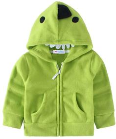 img 4 attached to 👦 LittleSpring Toddler Fleece Hoodie Black: Trendy Boys' Clothing