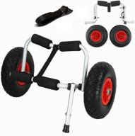 wistar canoe cart boat kayak carrier dolly trailer tote transport cart wheel, 220 lb capacity logo