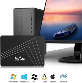img 1 attached to 💨 Netac 250GB Internal SATA 3.0 6Gb/s 2.5 Inch 3D NAND SSD, Black - N530S: Boosted Performance at 530MB/S