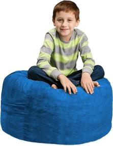 img 4 attached to 🪑 Bean Bag Chair for Kids - Chill Sack - Home Store
