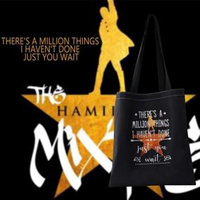 img 2 attached to 🎁 Discover the Perfect Alexander Hamilton Gift: A Million Things I Haven't Done But Just You Wait Hamilton Bag (TGbl)