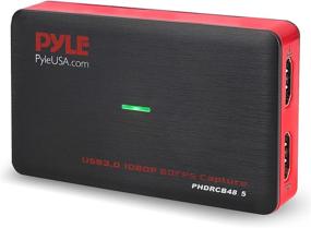 img 4 attached to Захват видеоигр Pyle PHDRCB48: устройство захвата видеоигр Full HD 1080P с прямой трансляцией, HDMI-выход - захват и запись игрового процесса на ПК, PS4, Xbox, Wii, DVD.