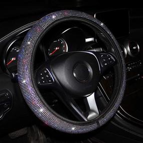 img 4 attached to YSFKJ Steering Wheel Cover For Women Interior Accessories