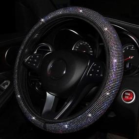 img 2 attached to YSFKJ Steering Wheel Cover For Women Interior Accessories