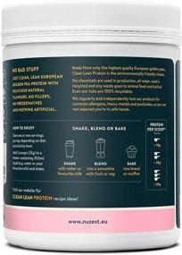 img 2 attached to Wild Strawberry Clean Lean Protein by Nuzest - Premium Vegan Protein Powder with European Golden Pea Protein - Dairy Free, Gluten Free, GMO Free - Naturally Sweetened - 20 SRV, 17.6 oz