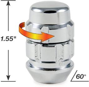 img 2 attached to 🚗 High-Quality Automotive Thread Chrome: Gorilla Automotive 71641X Product Review