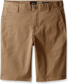 img 2 attached to RVCA Weekday Stretch Short Khaki Boys' Clothing