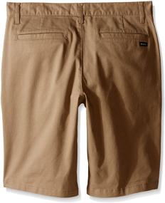 img 1 attached to RVCA Weekday Stretch Short Khaki Boys' Clothing