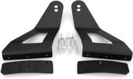 gs power led light bar brackets for 52” curved lightbar: ideal mount for off-road barlight on jeep cherokee xj & comanche mj (1984-2001, 1986-1992) logo