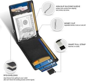 img 1 attached to 👔 Minimalist RFID Blocking Leather Wallet for Men - Premium Men's Accessories: Card Cases & Money Organizers