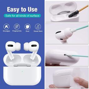 img 1 attached to 🧼 Optimized Phone Cleaning Kit: Putty, Swabs, and Screen Cleaner for Cell Phone/AirPods Pro/AirPods 2/AirPods 1 - Safely Clean Phones, Keyboards, and Headphones