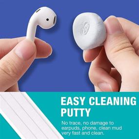 img 2 attached to 🧼 Optimized Phone Cleaning Kit: Putty, Swabs, and Screen Cleaner for Cell Phone/AirPods Pro/AirPods 2/AirPods 1 - Safely Clean Phones, Keyboards, and Headphones