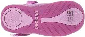 img 3 attached to Pediped Girls Minnie Glitter Regular Girls' Shoes and Athletic: Sparkle & Support for Active Girls
