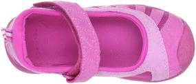 img 2 attached to Pediped Girls Minnie Glitter Regular Girls' Shoes and Athletic: Sparkle & Support for Active Girls