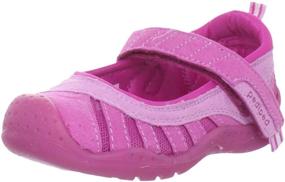 img 4 attached to Pediped Girls Minnie Glitter Regular Girls' Shoes and Athletic: Sparkle & Support for Active Girls