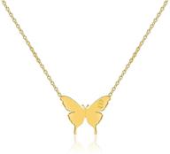 joycuff butterfly necklace delicate handmade logo