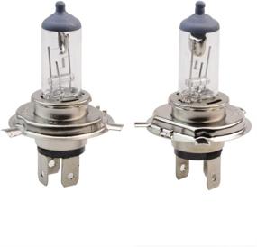 img 4 attached to 🔦 GOOFIT 2PCS H4 12v 35w лампы для передних фар для грязевых мотоциклов, мотоциклов, скутеров, картинга и квадроциклов