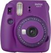 fujifilm instant camera purple renewed logo