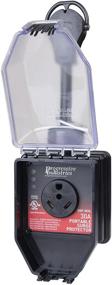 img 2 attached to Upgraded SSP-30XL: Portable RV Smart Surge Protector with Cover - 30 Amps by Progressive Industries