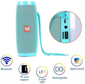 img 3 attached to Portable Bluetooth Waterproof Wireless Colorful Cell Phones & Accessories and Accessories