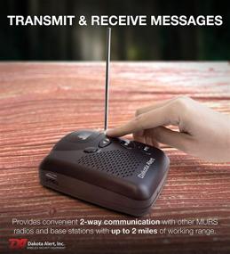 img 3 attached to 📻 Dakota Alert M538-BS MURS Base Station - Multi Use Radio Service Transceiver with Adjustable Antenna and NO Relay Output