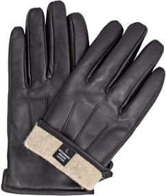 img 1 attached to SANDORY Technology Cashmere Genuine 🧤 Leather Men's Accessories: Optimized Gloves & Mittens