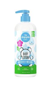 img 4 attached to 🍃 DAPPLE Baby Lotion, Unscented, Natural Plant-Based Formula, Hypoallergenic, 16.9 Fluid Ounces