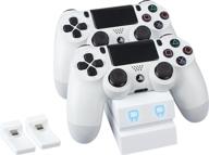 playstation 4 twin docking station - white (ps4) for venom logo