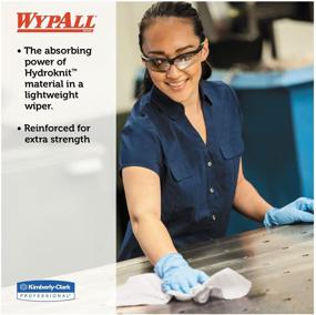 img 3 attached to Efficient WypAll 34790CT X60 Wipers: POP-UP Box, White 126/Box - Superior Cleaning Solution