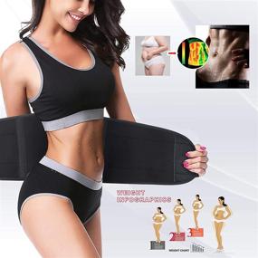 img 1 attached to 🩺 Lumbar Lower Back Brace Support Belt for Effective Back Pain Relief - Ideal for Herniated Disc, Sciatica, Scoliosis - Slimming Body Shaper Belt for Men and Women, Adjustable Waist Trimmer for Weight Loss