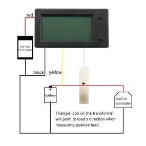 img 1 attached to 🔋 DROK Voltage Amp Meter DC: Monitor Solar System Power with 0-300V 200A Capacity - Hall Sensor Voltmeter Ammeter Current Detector Panel