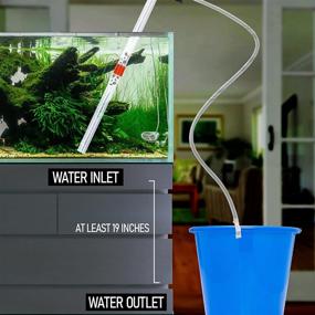 img 1 attached to 🧹 Efficient Cleaning with KATBUU Aquarium Gravel Cleaner: Water Changer, Vacuum, Hose Controller, Sand Cleaner - All in One!