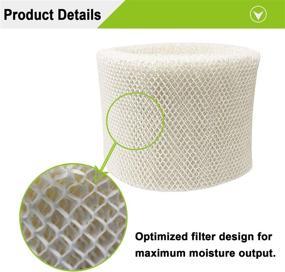 img 3 attached to Lemige 3 Pack Humidifier Wicking Filters for Honeywell HC-14 Series: HCM-6009, HCM-6011, HEV680, HEV685