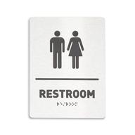 туалетная комната - кисть из анодированного алюминия, соответствующая требованиям логотип