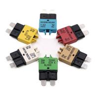 🔌 gloaso manual reset fuses circuit breaker: low profile atc fuse breakers for 12v 24v dc car boat rv solar - e39 5a 10a 15a 20a 25a 30a logo