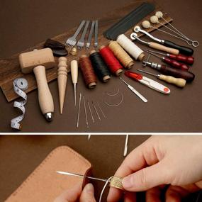 img 2 attached to 🔧 The Complete Leather Working Kit: Tools, Supplies & Instructions for Crafting High-Quality Leather Goods